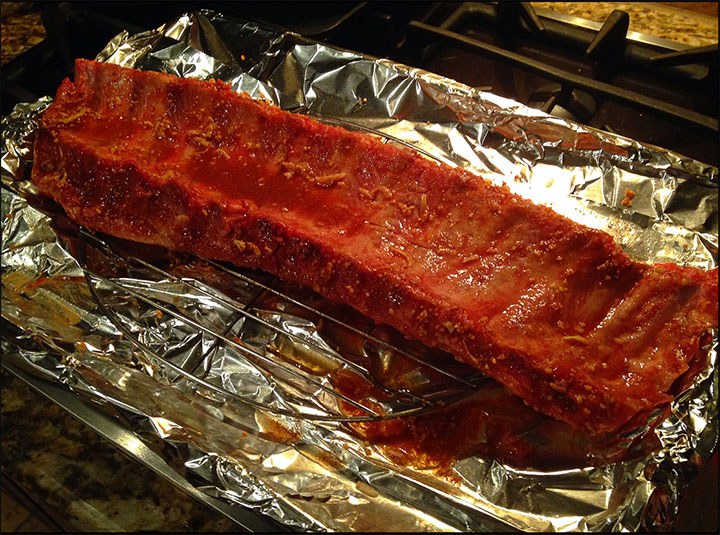 reheat ribs using the oven