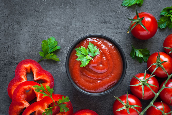 substitute for tomato puree - Ketchup