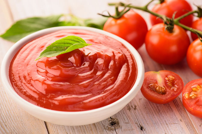 substitute for tomato paste - Ketchup