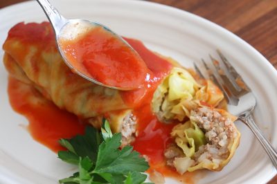 Hero Image for Baked Stuffed Cabbage Rolls Recipe