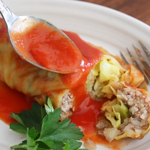 Hero Image for Baked Stuffed Cabbage Rolls Recipe