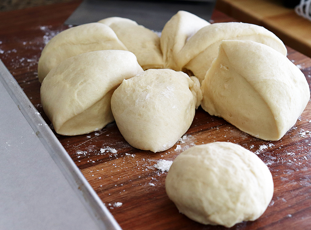 Dividing the dough equally