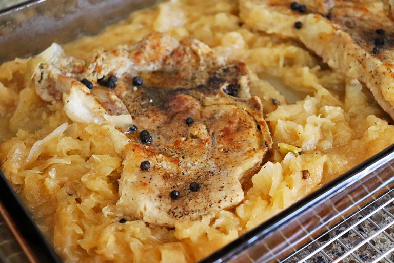 Pork Chop And Sauerkraut Bake - CookNovel.com