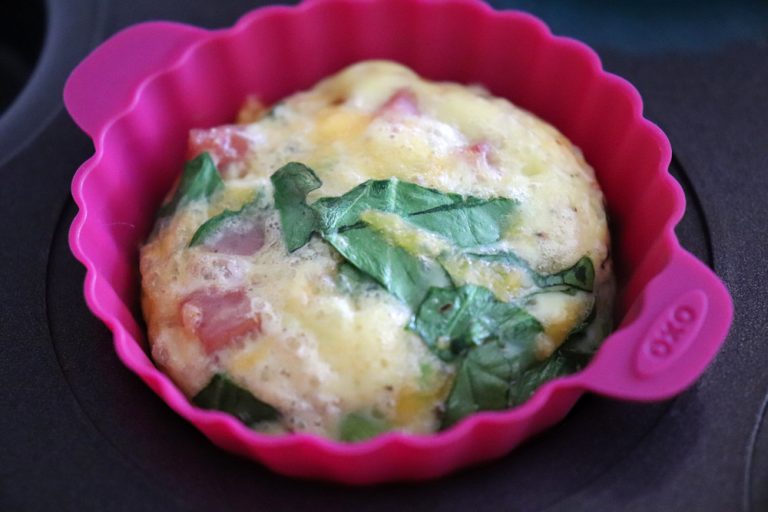 Ham and Spinach Egg Muffins