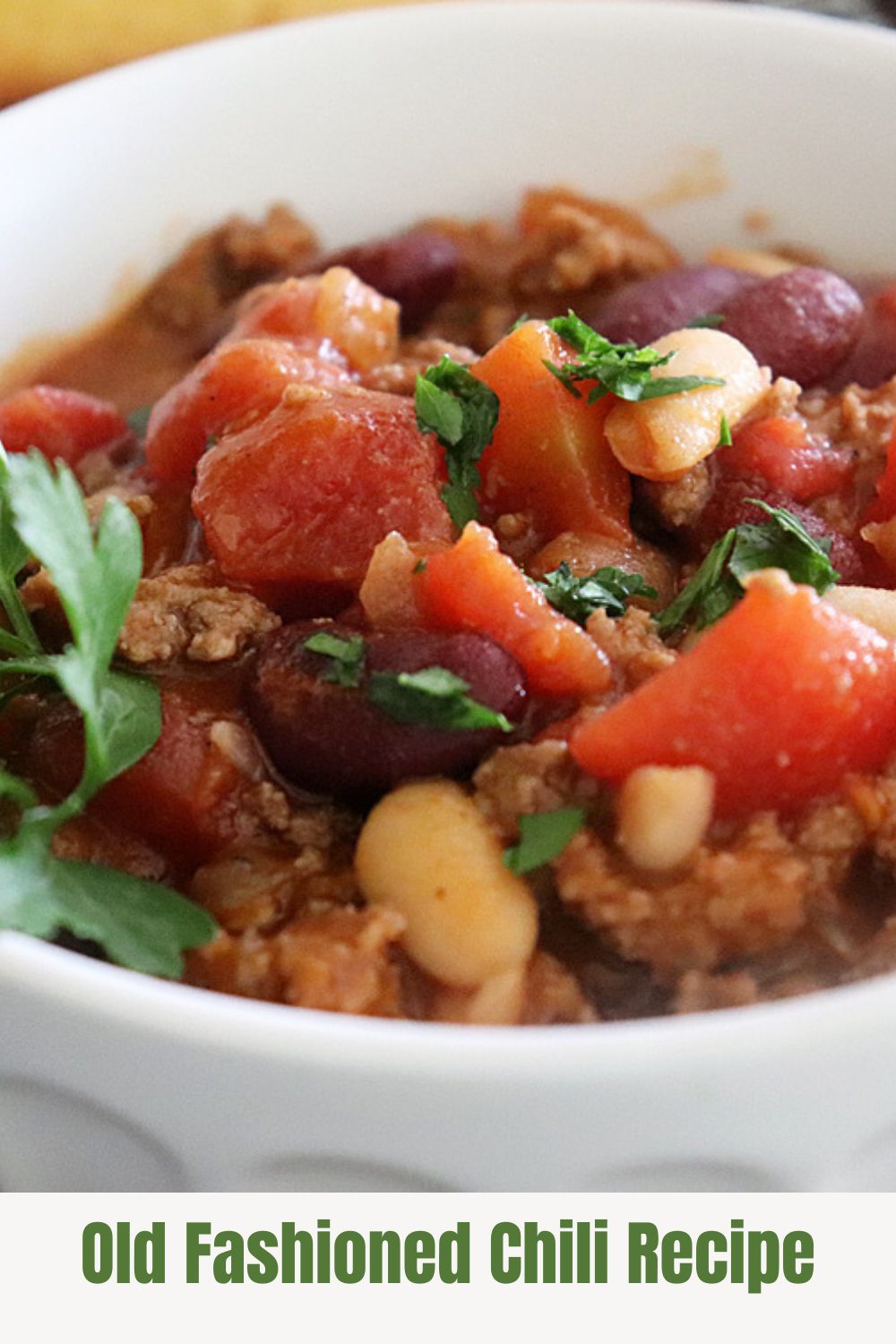 PIN for Easy Ground Beef Chili Recipe